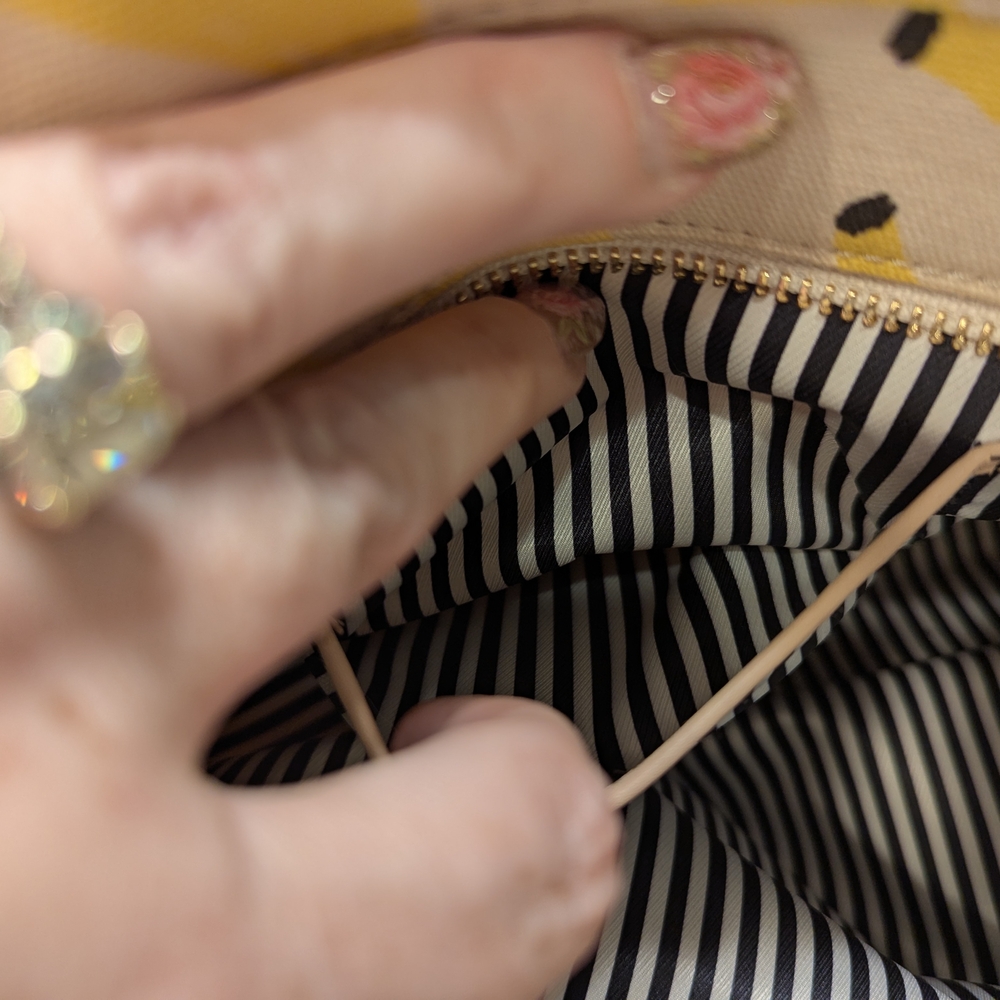 Kate Spade Yellow Banana Print Tote Bag - Picture 9 of 15